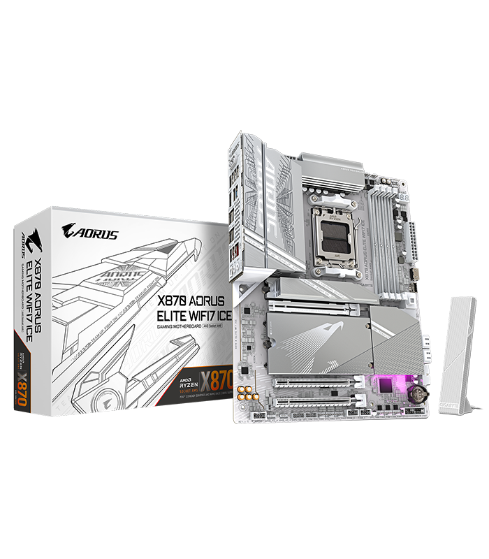 X870 AORUS ELITE WIFI7 ICE AORUS X870 A ELITE X ICE G10 - Imagen 1